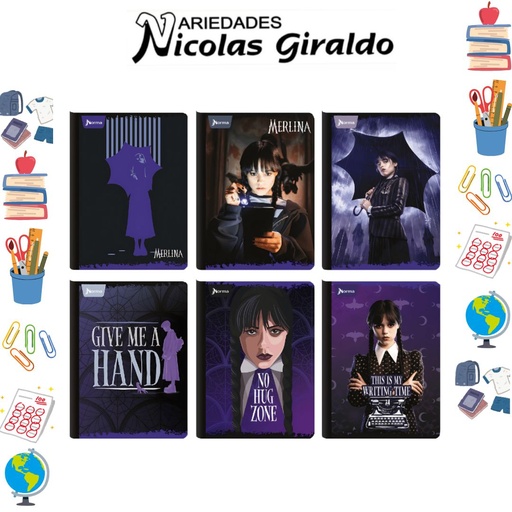 [569271] Cuaderno xpresarte cosido licencia 100H cuadro