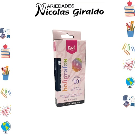 [557220] lapicero norma kiut negro x10