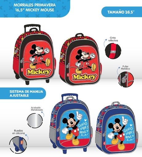 [622-018-1513] Morral prim. ruedas grande mickey