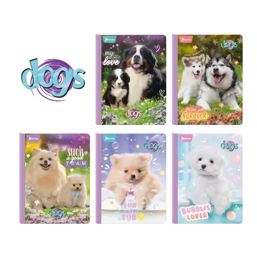 [535601] Cuaderno norma gama media perros 100H cuadro